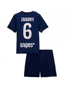 Paris Saint-Germain Illia Zabarnyi #6 Replika Hemmakläder Barn 2025-26 Kortärmad (+ byxor)